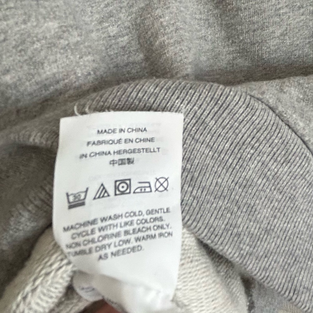 J. Crew Gray Cotton Crewneck Sweater with Brooklyn Print - Picture 5 of 6